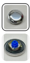 Gas Cap 49-59 Pass/51-70 P/up. Chrome.